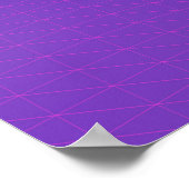 Lila Hintergrund Poster (Ecke)