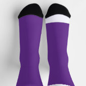 lila Hintergrund Socken (Oben)