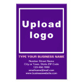 Lila Hintergrundinformationen zum Foto (Vorne)