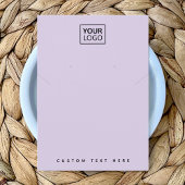 Lila Hinzufügen von Logo-Kette Ohrring-Display-Kar