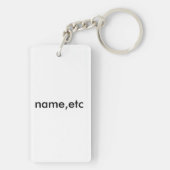 lila Hippiemeerjungfrau Schlüsselanhänger (Rückseite)