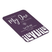 Lila Hochzeit der Stammesafrikanerin rettet das Da Magnet (Rechte Seite)