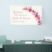 Lila Hochzeit des Wilden Trumpeten Weingarten Banner (Messeveranstaltung)