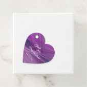 Lila Hochzeit Geschenkanhänger (Beispiel)