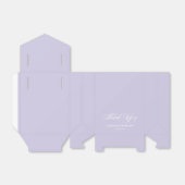 Lila Hochzeit Geschenkschachtel (Ungefaltet)