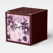 lila Hochzeit Geschenkschachtel (Vorderseite)
