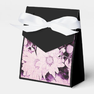 lila Hochzeit Geschenkschachtel