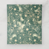 Lila Hochzeit Platzkarte (Innenseite Aufgefaltet)