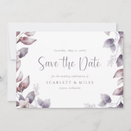 Lila Hochzeit Save The Date