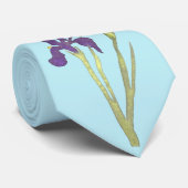 Lila Hochzeit und Goldmedaille Krawatte (Gerollt)