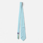 Lila Hochzeit und Goldmedaille Krawatte (Rückseite)