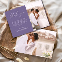 Lila Hochzeit Vielen Dank Foto Einfache Elegante K