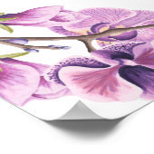 lila Hochzeit von Süßpfirsichen kreieren Ihren eig Poster (Ecke)