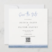 Lila Hochzeiten retten das Datum Einladung (Rückseite)