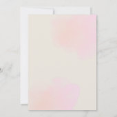 lila Hochzeitseinladung Einladung (Rückseite)