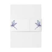 Lila Hochzeitseröffnungsband Einladungsbanderole (Rückseitenbeispiel)