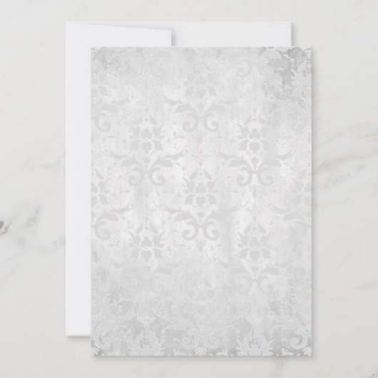 Lila Hochzeitsessen der Drachenfliege - Einladung (Rückseite)