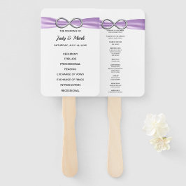 Lila Hochzeitsfans Fächer