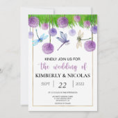 Lila Hochzeitsfeier (Vorderseite)