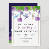 Lila Hochzeitsfeier (Vorne/Hinten)