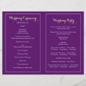 Lila Hochzeitsfeier am Himmel (Rückseite)