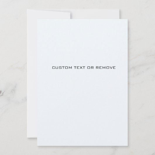 Lila Hochzeitsfeiern - Carnation Design Einladung (Rückseite)