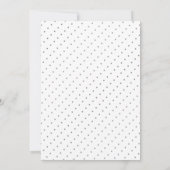 lila Hochzeitskleid Brautparty Nr. 4 Einladung (Rückseite)