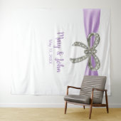 Lila Hochzeitskuppel aus dem Diamantenbügel Wandteppich (Beispiel (Horizontal))