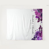 Lila Hochzeitslandschaft. Hintergrund Wandteppich (Vorderseite (Horizontal))