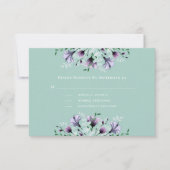 Lila Hochzeitssonne mit weißer Blütenfarbe (Vorderseite)