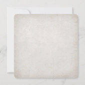 lila Hochzeitszweig auf Aqua Einladung (Rückseite)