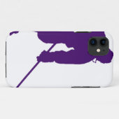 LILA HOCKEY-SPIELER Case-Mate iPhone HÜLLE (Rückseite (Horizontal))