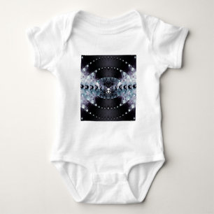 Lila Hole Baby Strampler