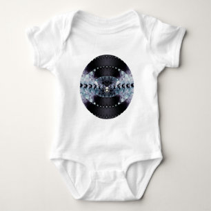 Lila Hole Baby Strampler
