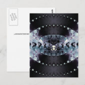 Lila Hole Postkarte (Vorne/Hinten)