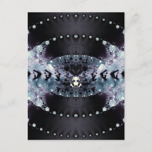 Lila Hole Postkarte (Vorderseite)