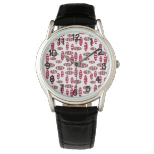Lila Holey Ovals Armbanduhr