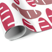 Lila Holey Ovals Geschenkpapier (Rolleneckpunkt)