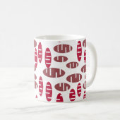 Lila Holey Ovals Kaffeetasse (VorderseiteRechts)
