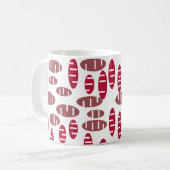 Lila Holey Ovals Kaffeetasse (Vorderseite Links)