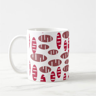 Lila Holey Ovals Kaffeetasse