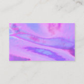 Lila Holografie Vielen Dank Visitenkarte (Rückseite)