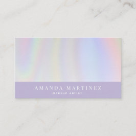 Lila Hologramm-Visitenkarte Visitenkarte