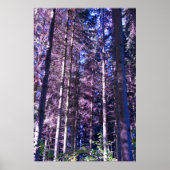 lila Holzplakat Poster (Vorne)