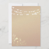 Lila Holzwinger-Hochzeit Einladung (Rückseite)