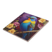 Lila Honeycreeper Fliese (Seite)