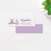 Lila Hoot Owl Geburtstagsfavorit (Schreibtisch)