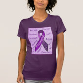 Lila Hope Fibromyalgia Womens Shirt (Vorderseite)