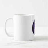 Lila Hope Mandala Kaffeetasse (Links)