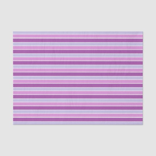 Lila horizontale Streifen  Seidenpapier (Vorderseite)